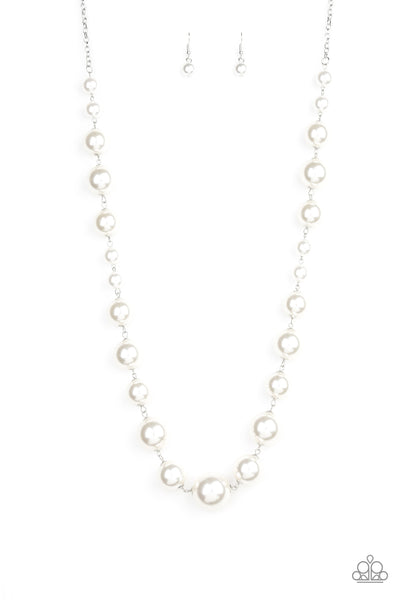 Pearl Prodigy - White Necklace