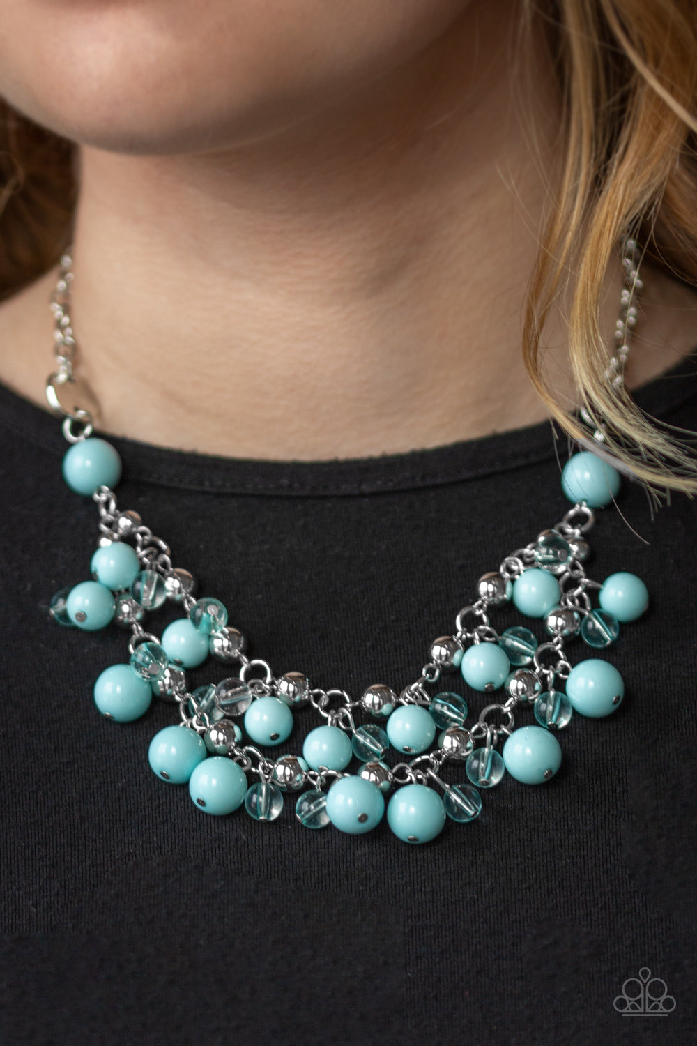 Seaside Soiree - Blue Necklace