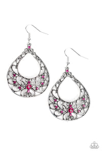 Vine Shine - Pink Earrings