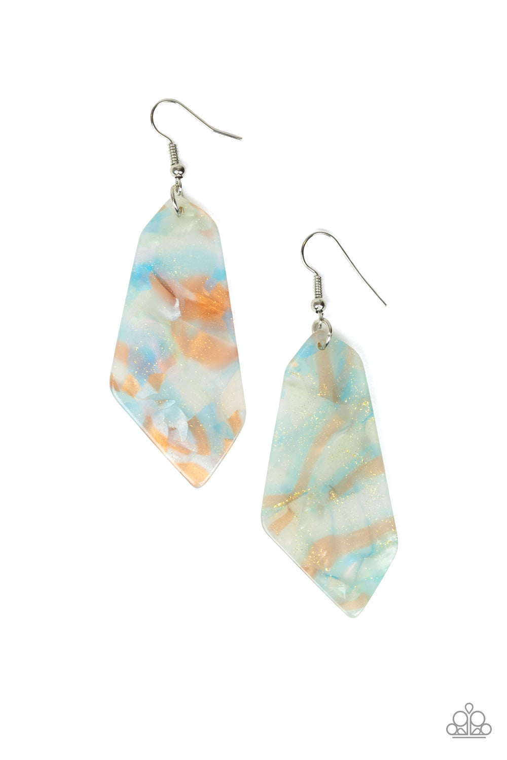 Walking On WATERCOLORS - Multi Earrings