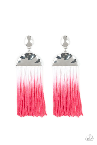 Rope Them In - Pink Earrings