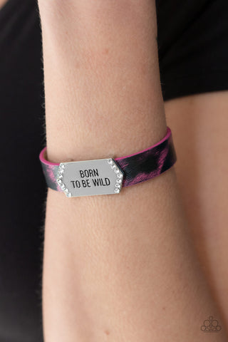 Born To Be Wild - Pink Wrap Urban Bracelet
