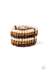 Tropical Tundra - Brown Bracelet