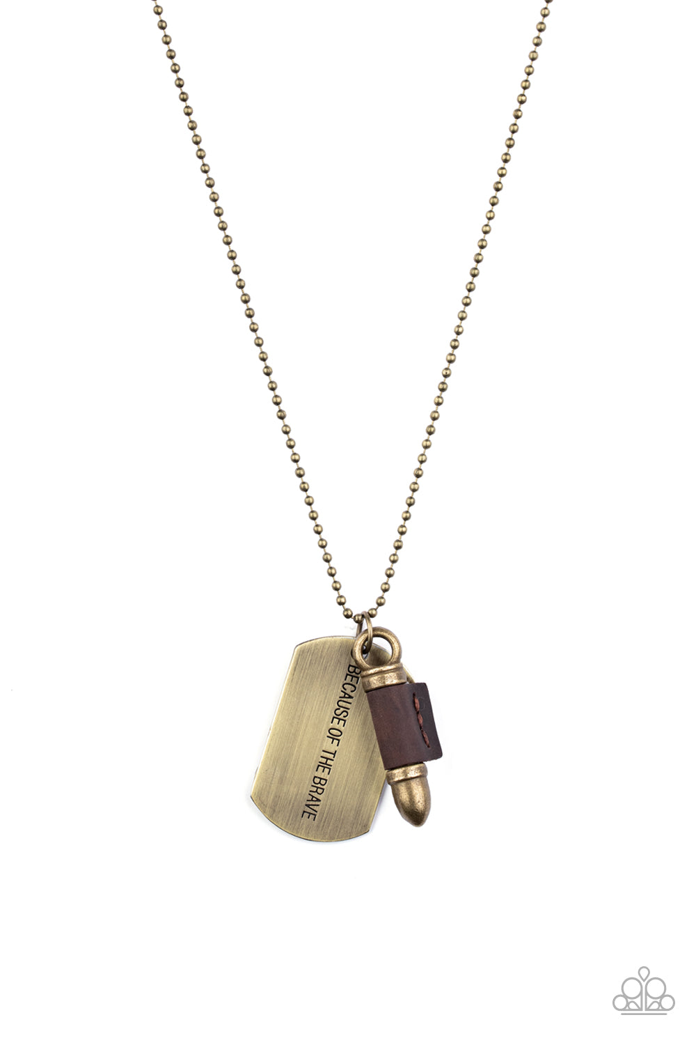 Proud Patriot - Brass Urban Necklace