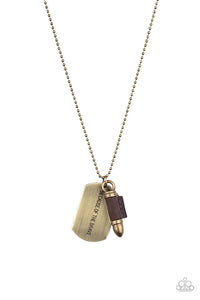 Proud Patriot - Brass Urban Necklace