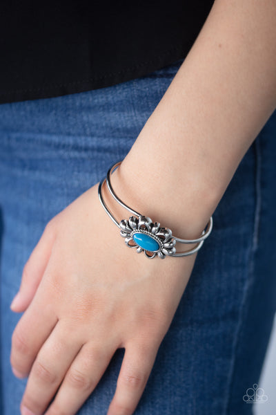 Serene Succulent - Blue Bracelet