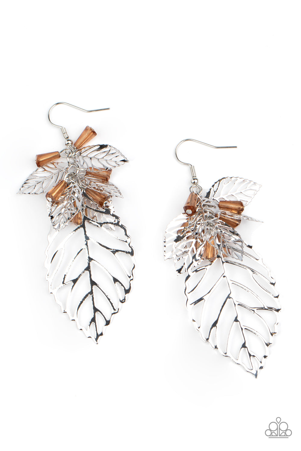 Instant Re-LEAF - Brown Earrings