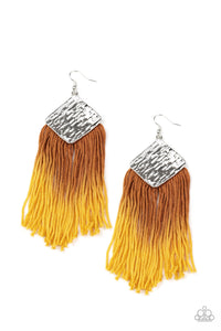 DIP The Scales - Yellow Earrings