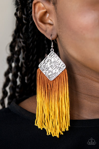 DIP The Scales - Yellow Earrings