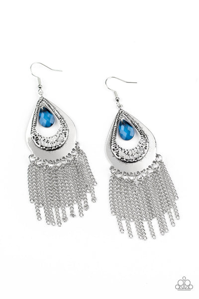 Scattered Storms - Blue Earrings