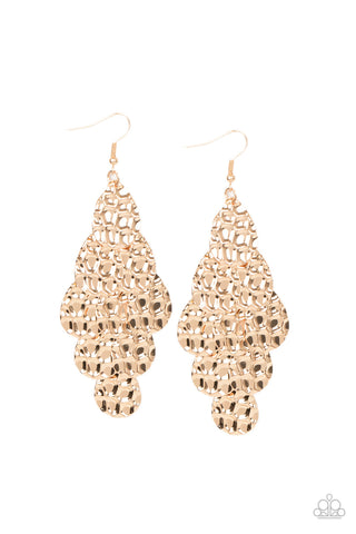 Instant Incandescence - Gold Earrings