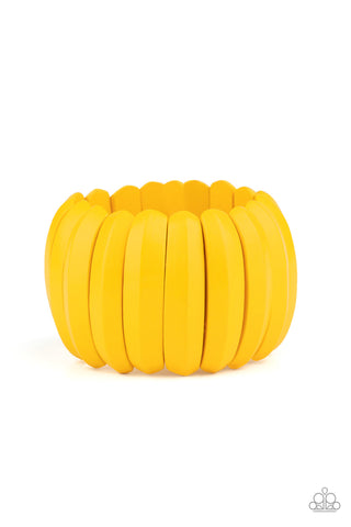 Colorfully Congo - Yellow Bracelet