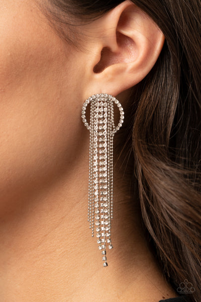 Dazzle by Default - White Earrings - LOTP 01/21