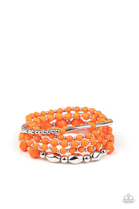 Vibrantly Vintage - Orange Bracelet