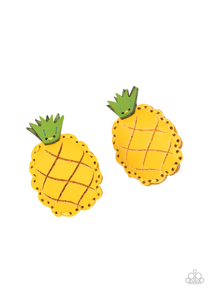 PINEAPPLE Of My Eye - Yellow Hairclip