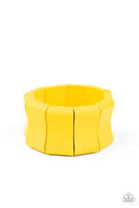 Caribbean Couture - Yellow Bracelet