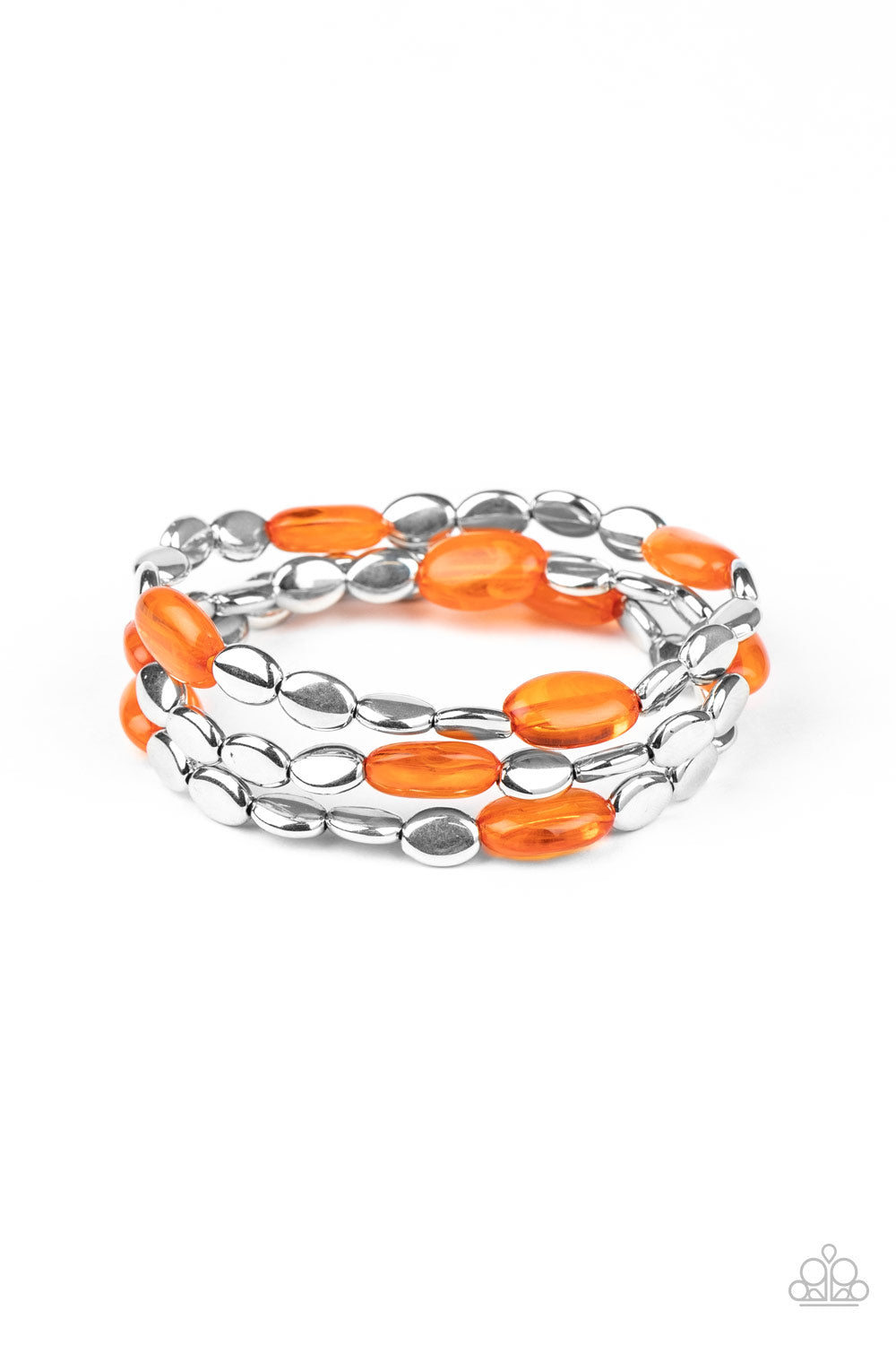 Sorry to Burst Your BAUBLE - Orange Bracelet