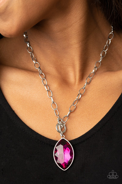 Unlimited Sparkle - Pink Necklace