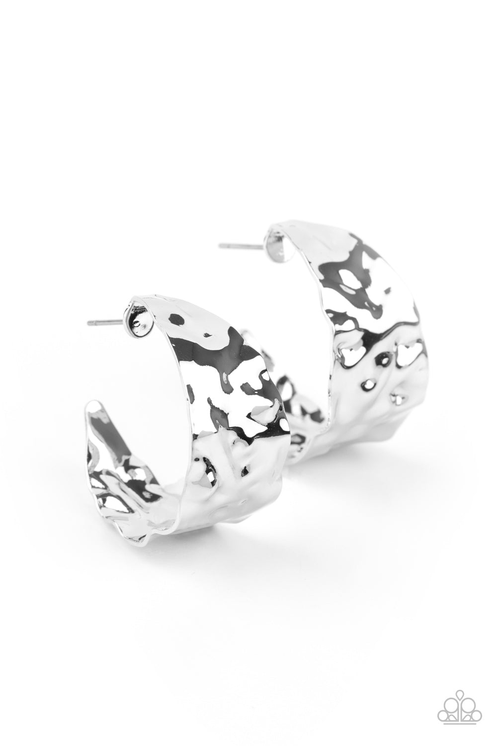 Put Your Best Face Forward - Silver Earrings