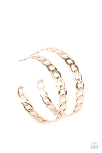 Climate CHAINge - Gold Earrings