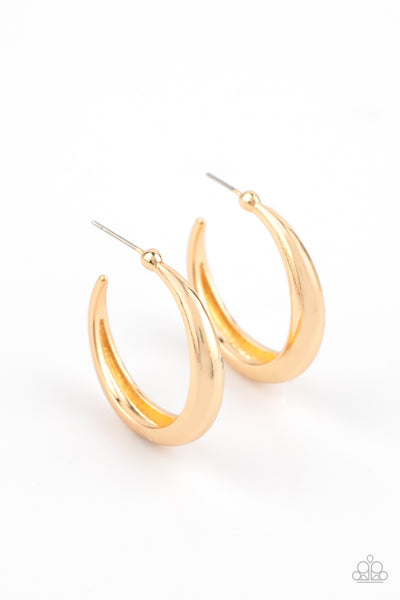 Lay It On Thick - Gold Earrings