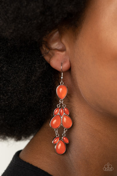 Superstar Social - Orange Earrings