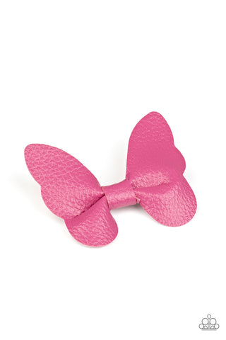 Butterfly Oasis - Pink Hairclip