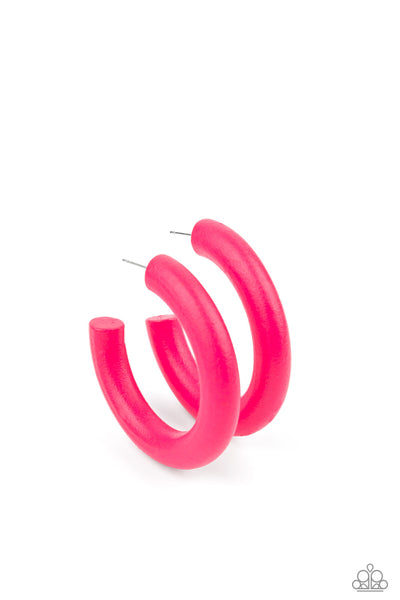 Woodsy Wonder - Pink Earrings