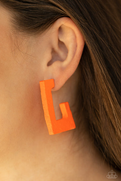 The Girl Next OUTDOOR - Orange Earrings