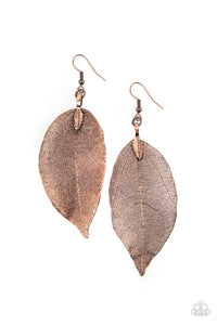 Leafy Legacy - Copper Earrings