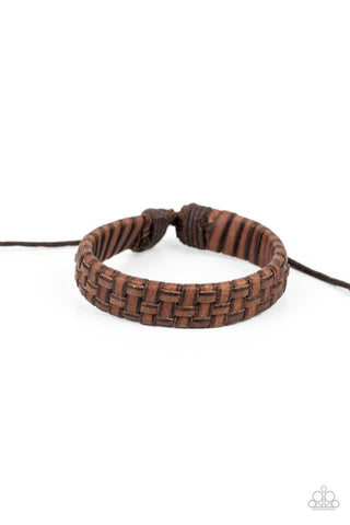 Rugged Pioneer - Brown Urban Bracelet