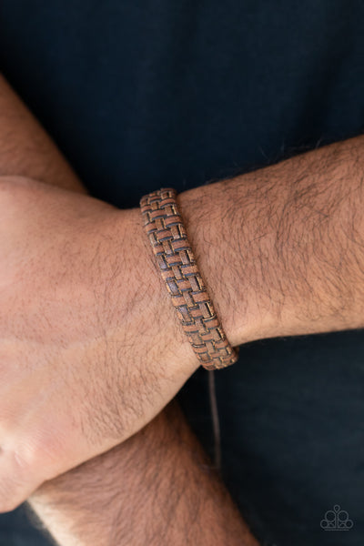 Rugged Pioneer - Brown Urban Bracelet