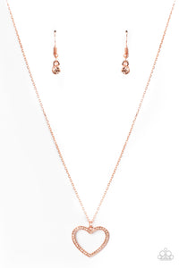 GLOW by Heart - Copper Necklace