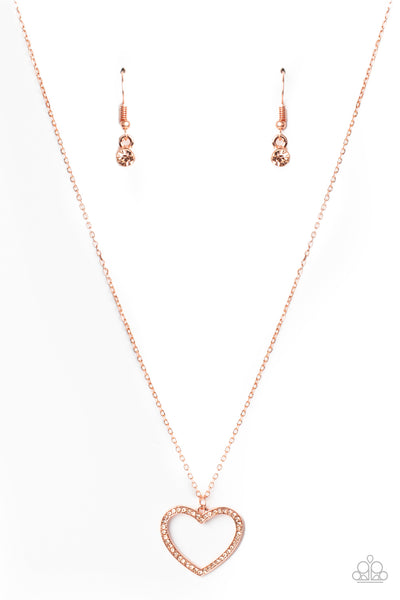 GLOW by Heart - Copper Necklace