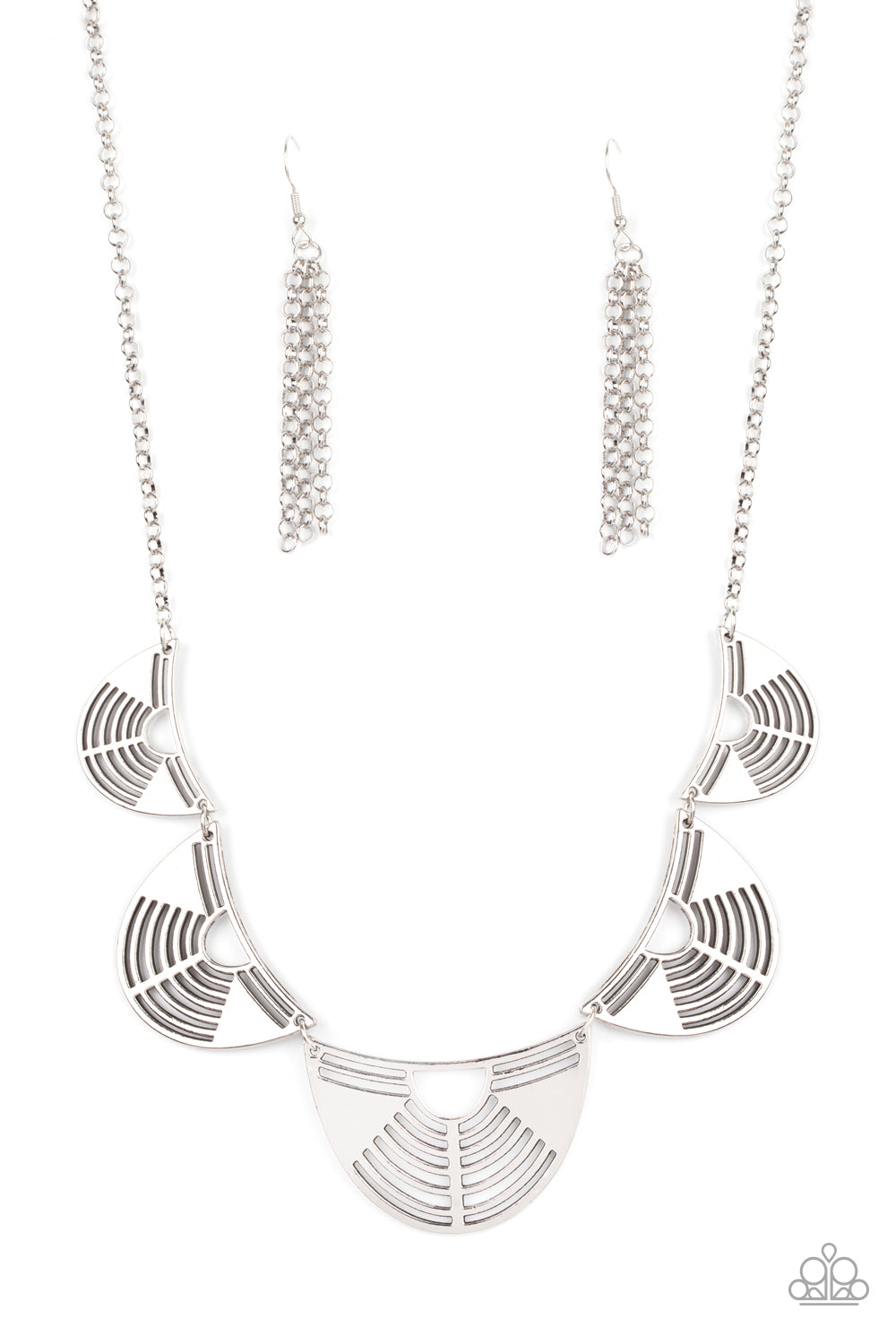 Record-Breaking Radiance - Silver Necklace