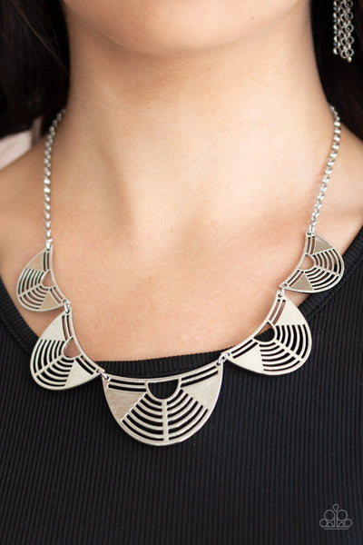 Record-Breaking Radiance - Silver Necklace