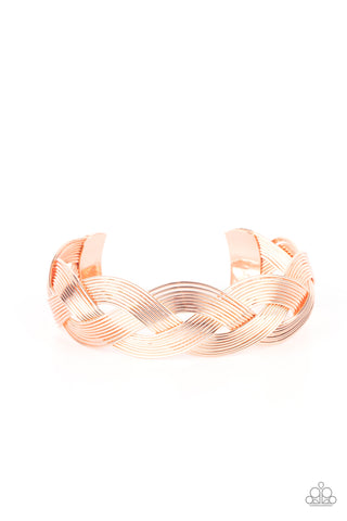 Woven Wonder - Copper Bracelet