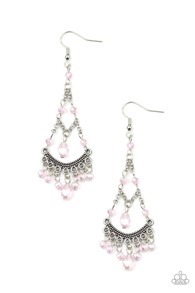 First In SHINE - Pink Earrings