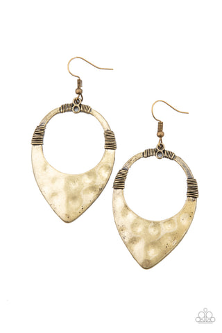 Instinctively Industrial - Brass Earrings