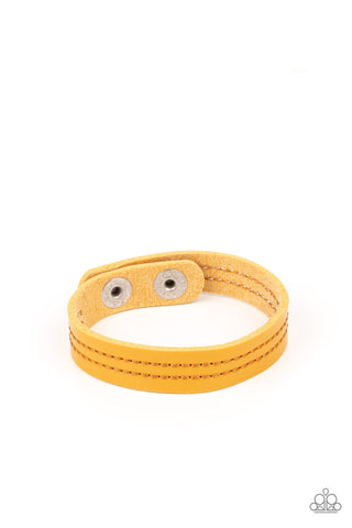 Life is WANDER-ful - Yellow Urban Bracelet