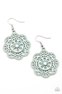 Western Mandalas - Blue Earrings