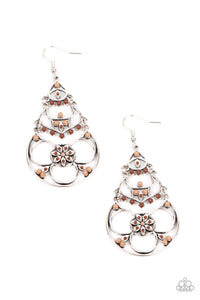 Garden Melody - Brown Earrings