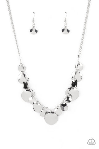GLISTEN Closely - Silver Necklace