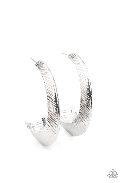I Double FLARE You - Silver Earrings