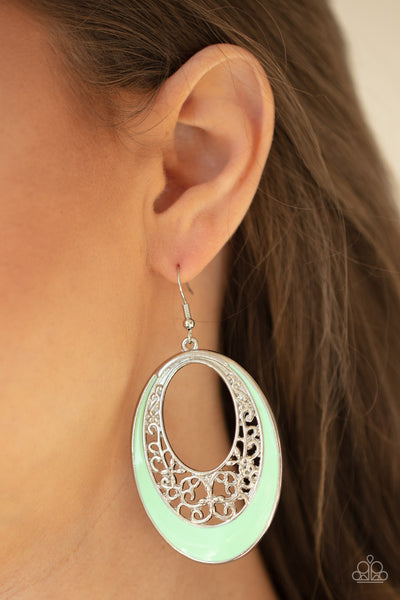 Orchard Bliss - Green Earrings
