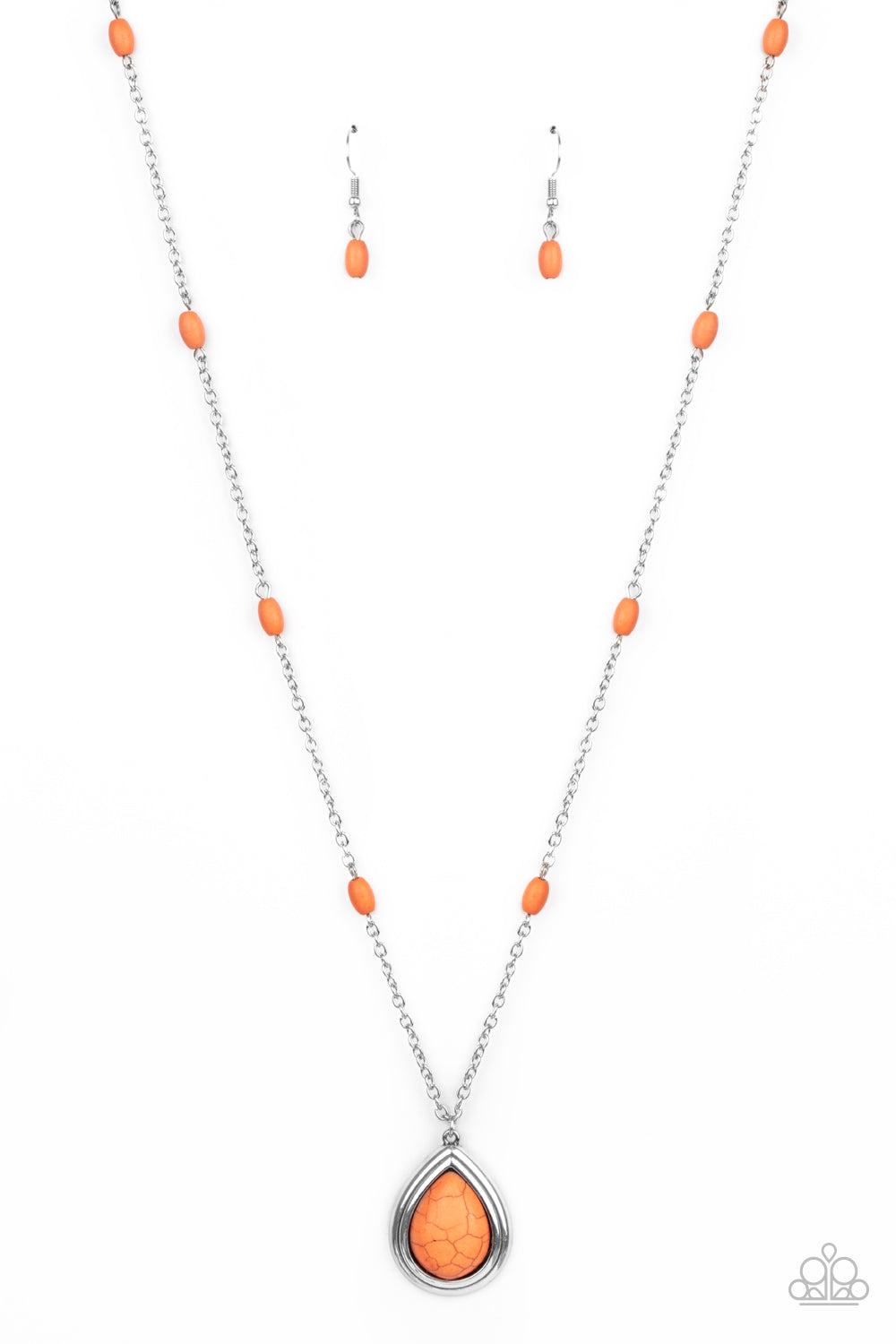 Go Tell It On The MESA - Orange Necklace