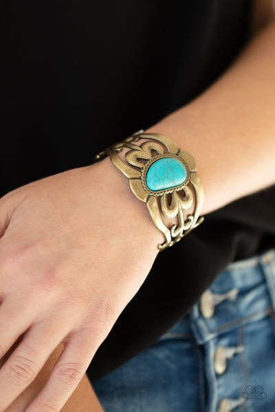 The MESAS are Calling - Brass Bracelet