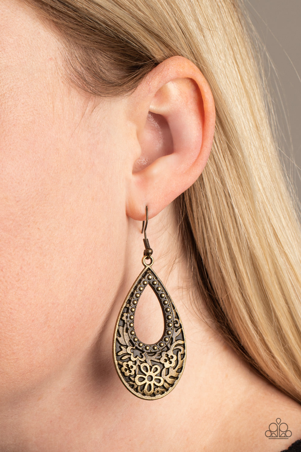 Organically Opulent - Brass Earrings