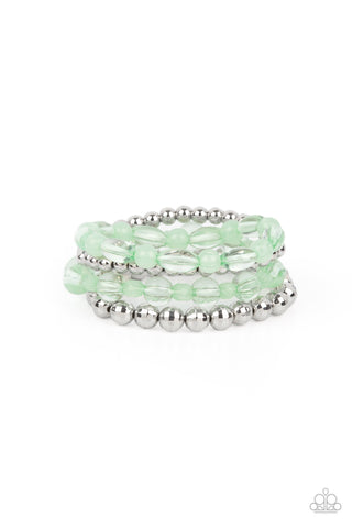 Delightfully Disco - Green Bracelet