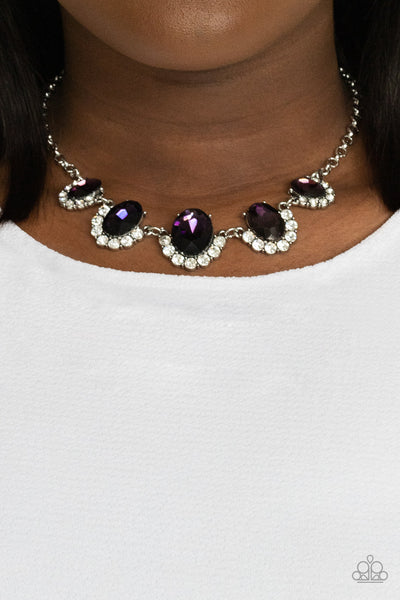 The Queen Demands It - Purple Necklace